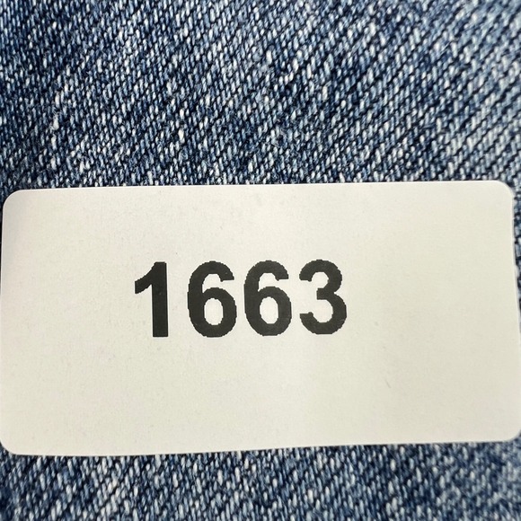 We The Free Free People Distressed Wide Leg Denim Overalls Blue Medium Wash 27 - Picture 10 of 10